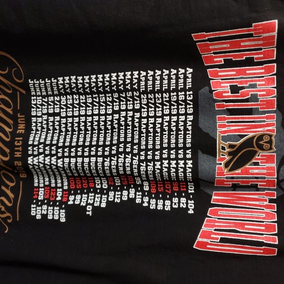 October's Very Own Toronto Raptors Championship T - Picture 4 of 6